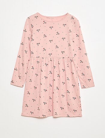 Vestido de algodón con estampado