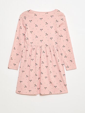 Vestido de algodón con estampado