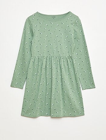 Vestido de algodón con estampado
