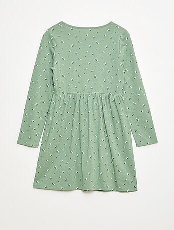 Vestido de algodón con estampado