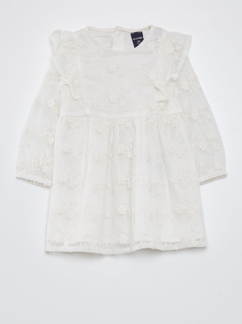 Vestido de ceremonia BLANCO - Kiabi