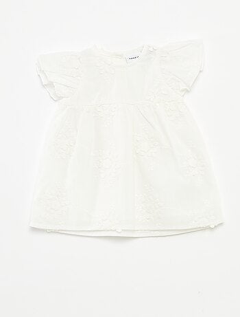 Vestido de ceremonia bordado