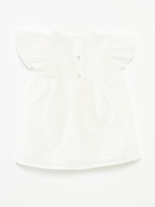 Vestido de ceremonia bordado - Kiabi