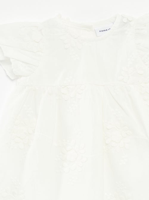 Vestido de ceremonia bordado - Kiabi