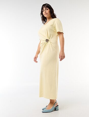 Vestido de ceremonia de manga larga