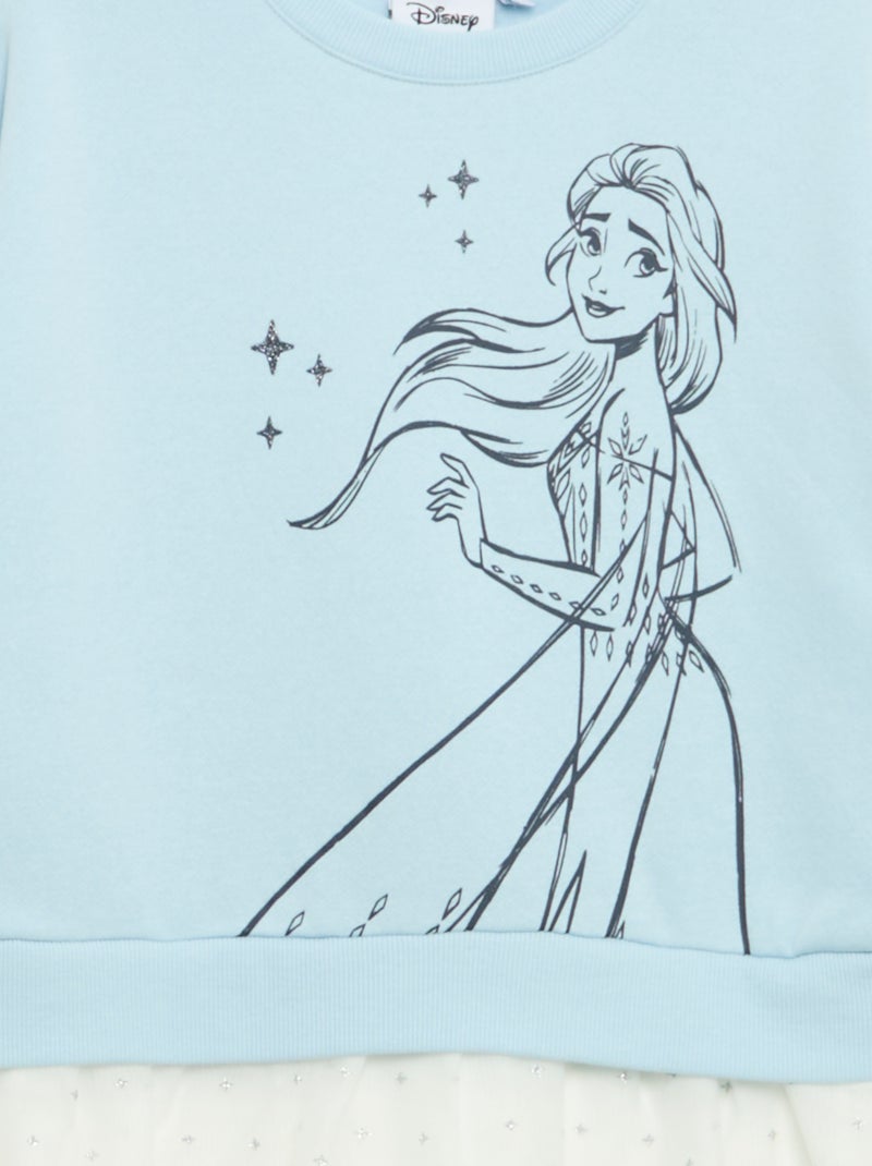 Vestido de chándal de felpa y tul 'Minnie' 'Disney' Azul - Kiabi