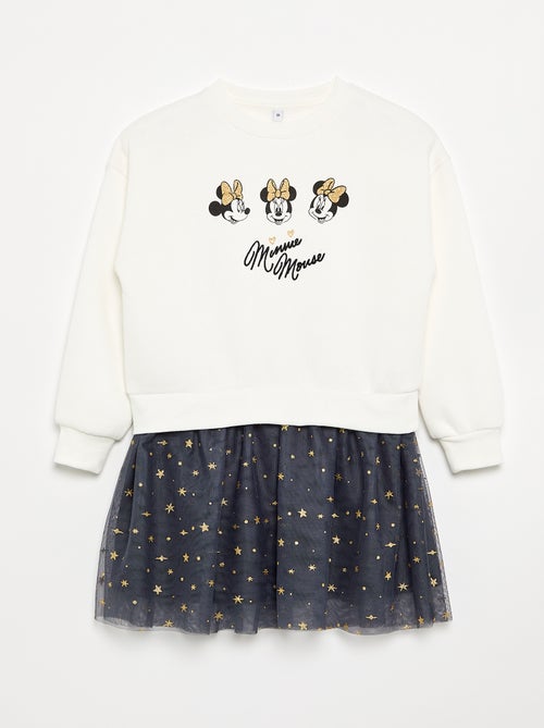 Vestido de chándal de felpa y tul 'Minnie' 'Disney' - Kiabi