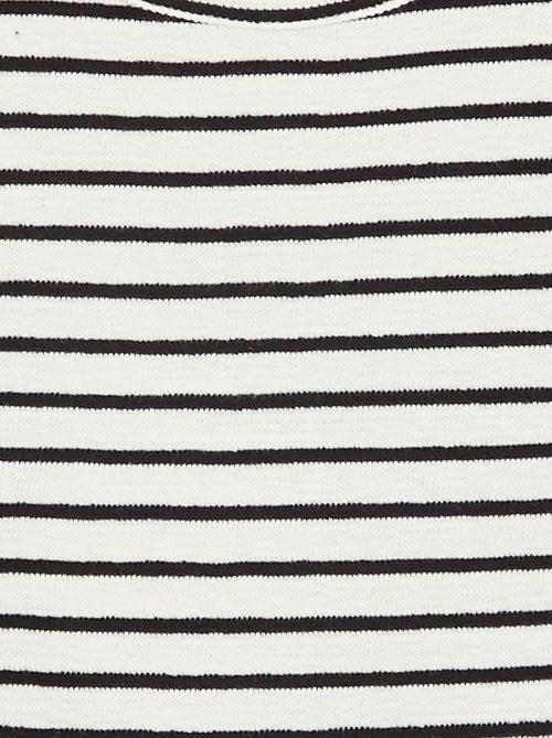 Vestido de corte a medio muslo con aberturas en los hombros - Kiabi