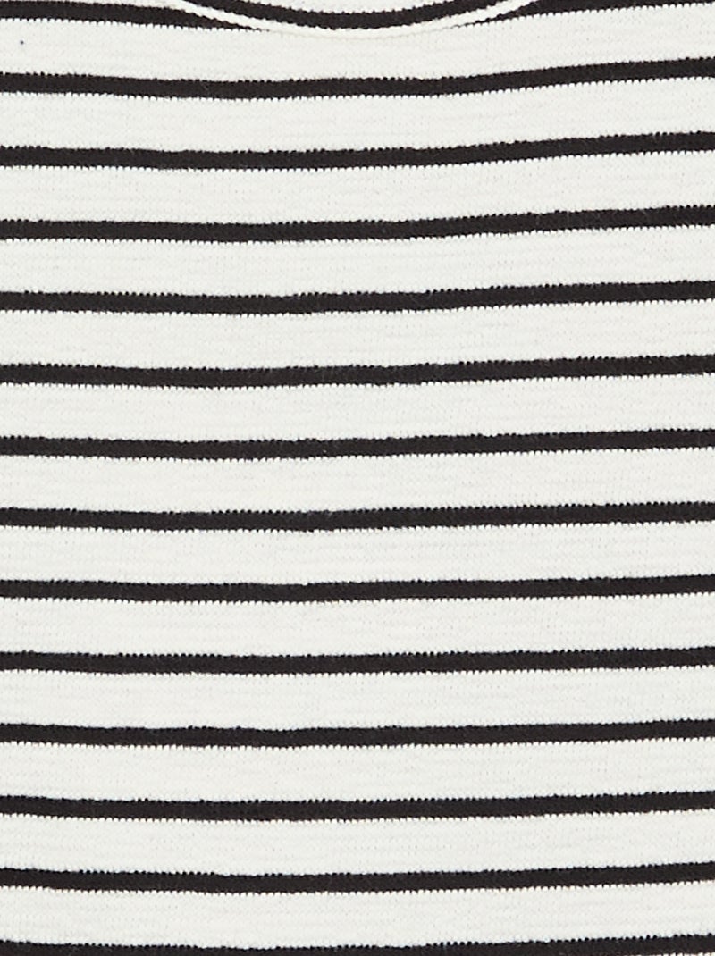 Vestido de corte a medio muslo con aberturas en los hombros Blanco - Kiabi