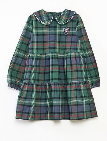 Vestido de cuadros 'Kiabi & Catherine Painvin' de algodón