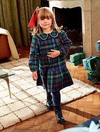 Vestido de cuadros 'Kiabi & Catherine Painvin' de algodón