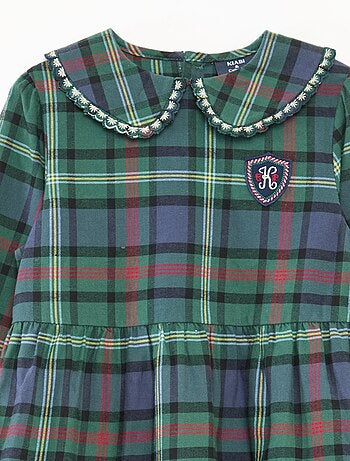 Vestido de cuadros 'Kiabi & Catherine Painvin' de algodón