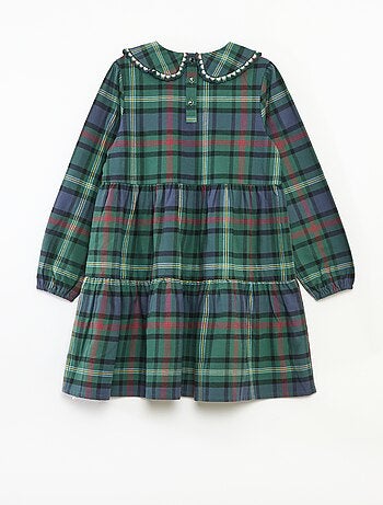 Vestido de cuadros 'Kiabi & Catherine Painvin' de algodón