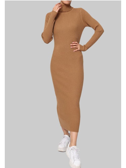 Vestido de cuello alto Kebello - Kiabi