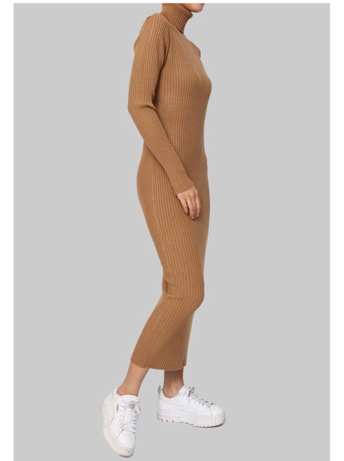 Vestido de cuello alto Kebello - Kiabi