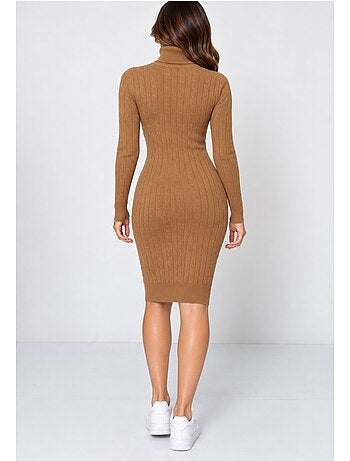 Vestido de cuello alto kebello
