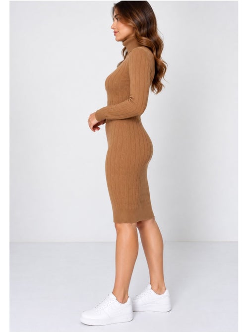 Vestido de cuello alto kebello - Kiabi