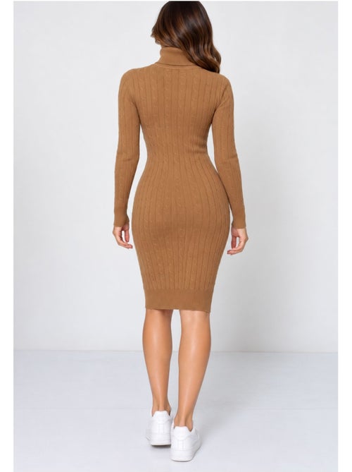Vestido de cuello alto kebello - Kiabi