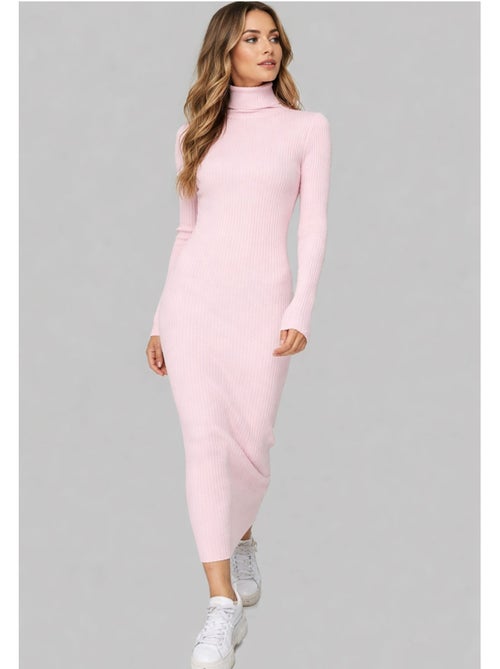 Vestido de cuello alto Kebello - Kiabi