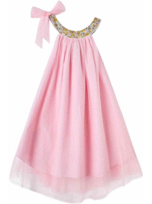 Vestido de dama de honor bohemio chic para niña | Rosa empolvado | ALIZEE - Kiabi