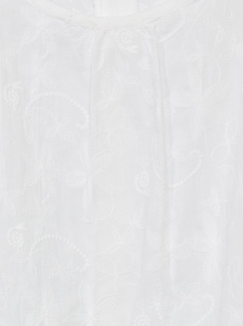 Vestido de encaje blanco - Kiabi