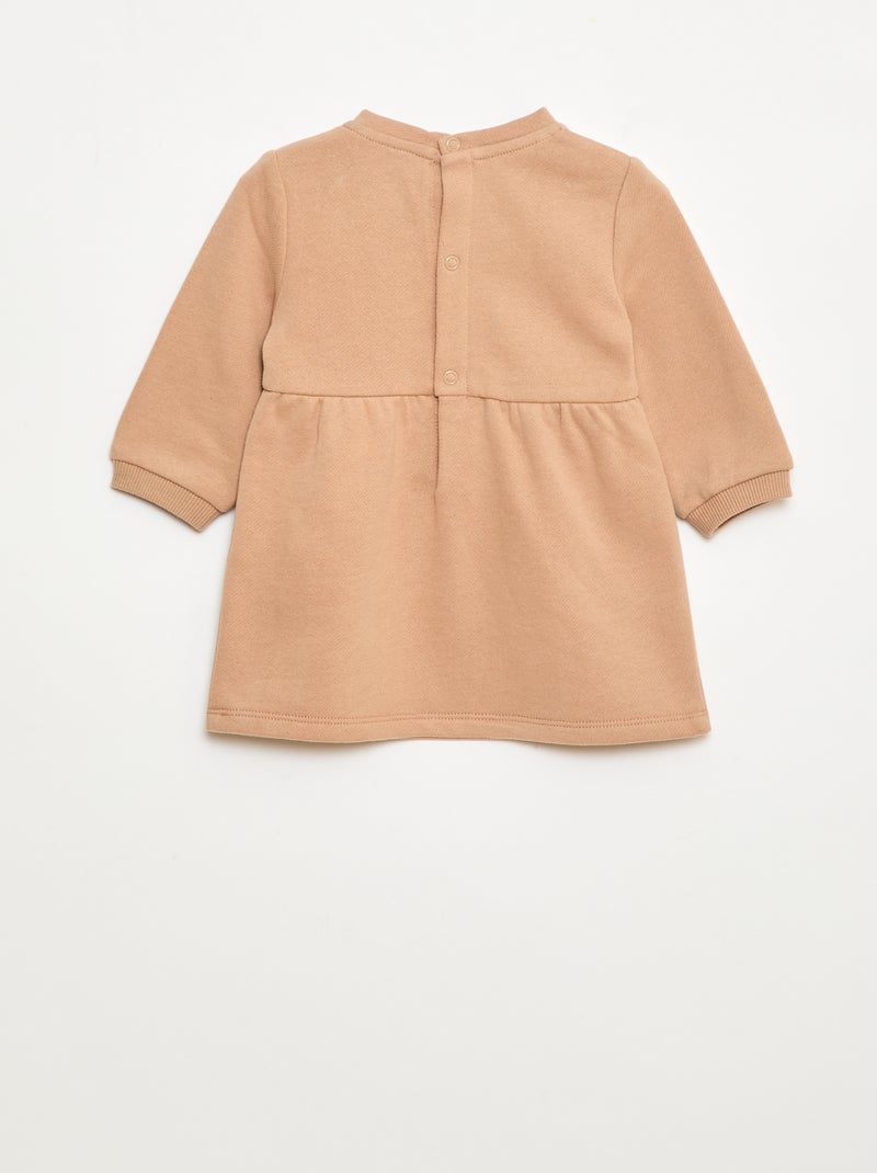 Vestido de felpa animado Rosa - Kiabi