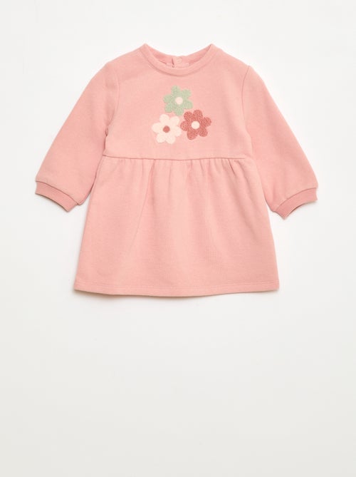 Vestido de felpa con diseño - Kiabi