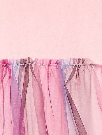 Vestido de felpa y tul 'Guppy'