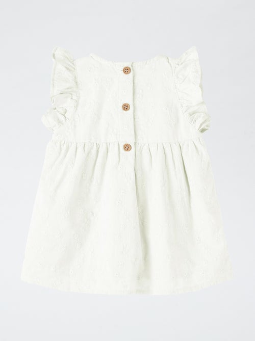 Vestido de fiesta con bordado inglés 'Name it' - Kiabi