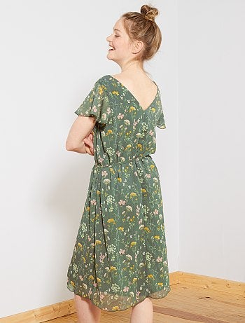 Vestido de flores de gasa 'JDY' - Kiabi