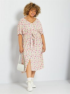 Rebajas vestidos de fiesta curvy - tallas grandes mujer | talla 50 | Kiabi