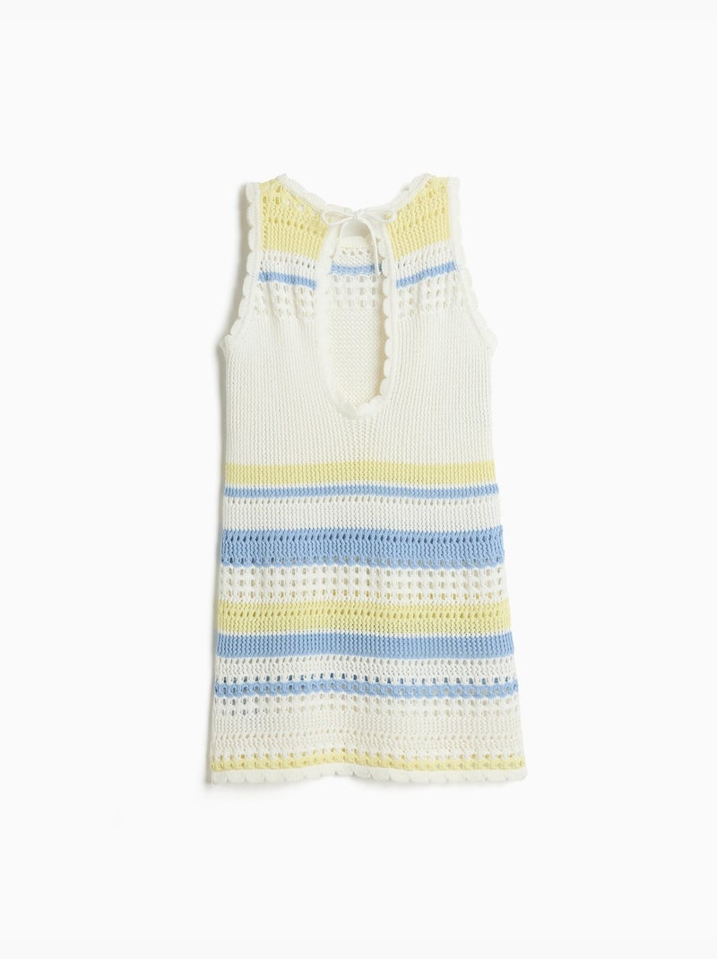 Vestido de ganchillo, MO Fashion Amarillo - Kiabi