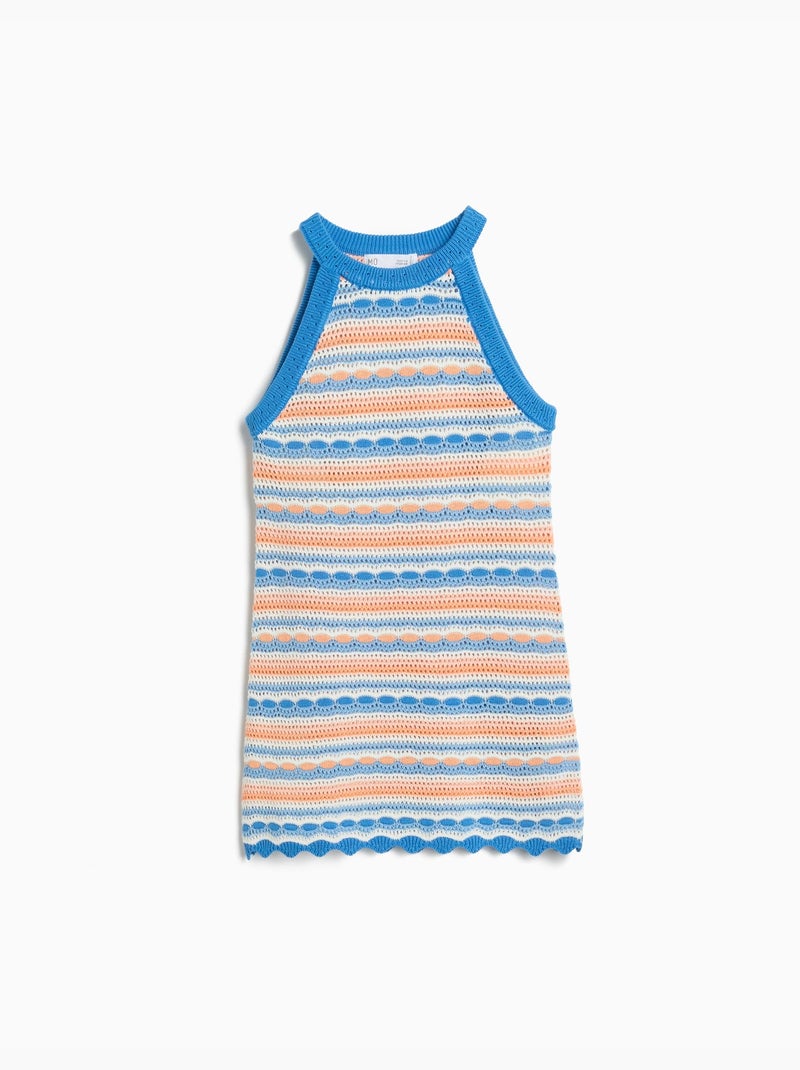 Vestido de ganchillo, MO Fashion Azul - Kiabi
