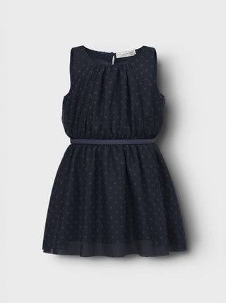 Vestido de gasa de plumeti 'Name it'