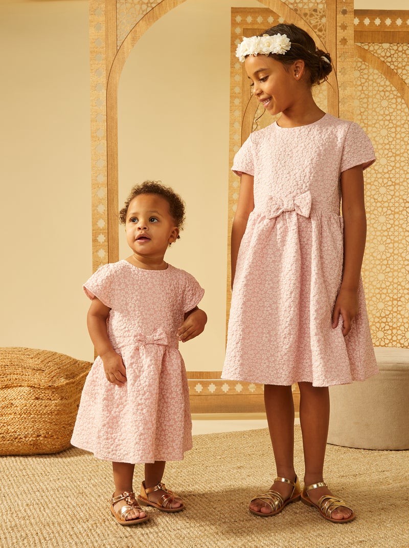 Vestido de jacquard de fiesta ROSA - Kiabi