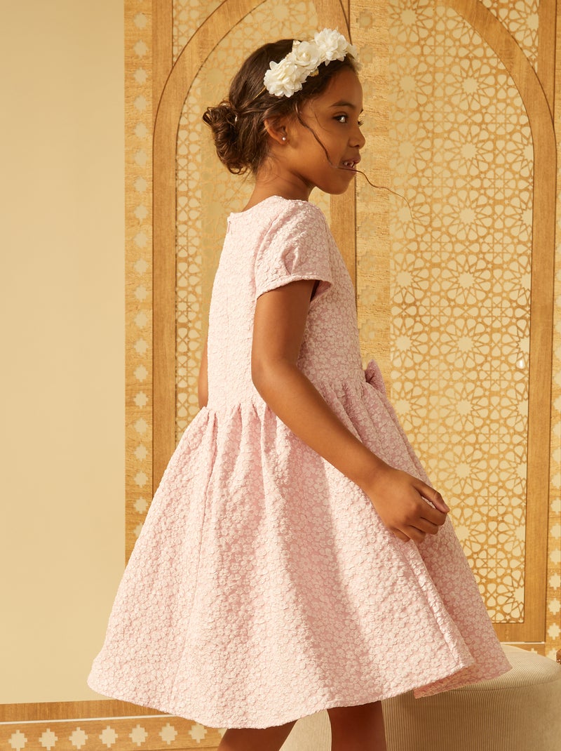 Vestido de jacquard de fiesta ROSA - Kiabi