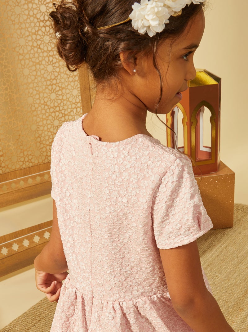 Vestido de jacquard de fiesta ROSA - Kiabi