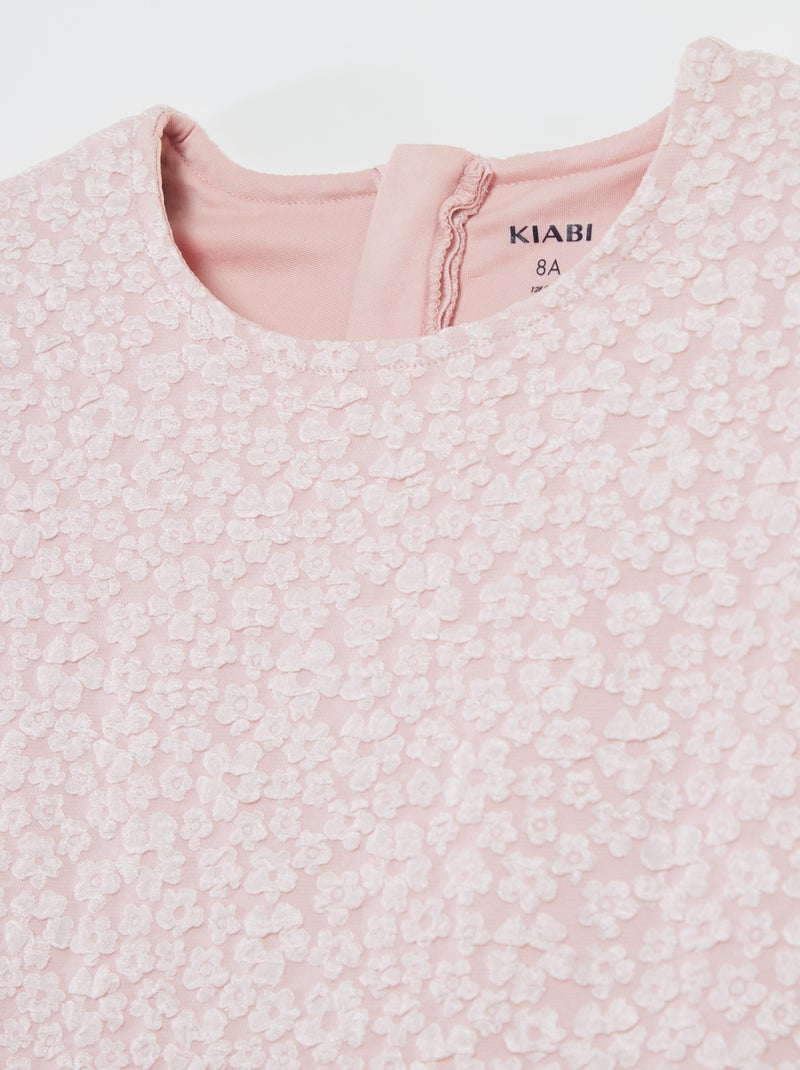 Vestido de jacquard de fiesta ROSA - Kiabi