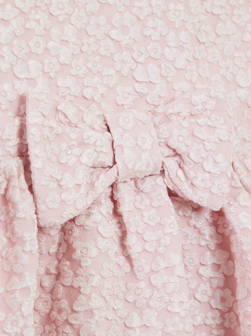 Vestido de jacquard de fiesta ROSA - Kiabi