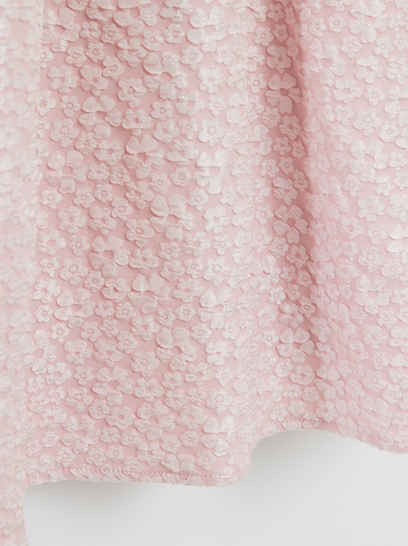 Vestido de jacquard de fiesta ROSA - Kiabi