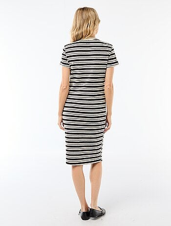 Vestido de lactancia de punto calado