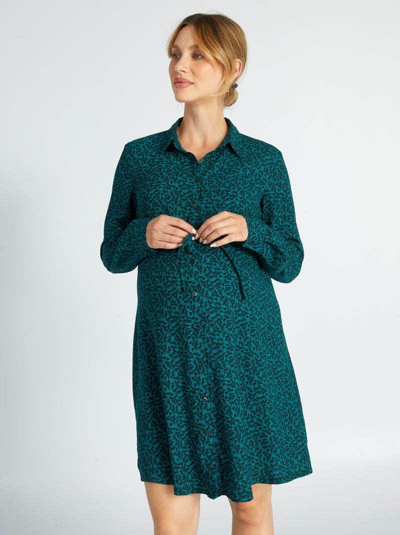 Vestido de lactancia VERDE - Kiabi