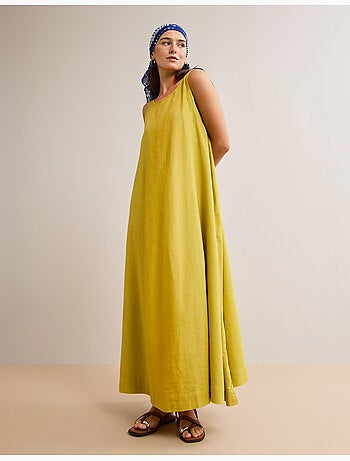 Vestido de lino, mo fashion
