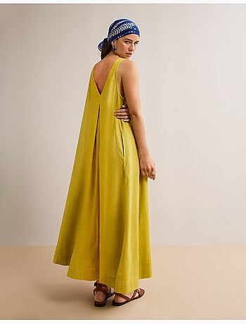 Vestido de lino, mo fashion