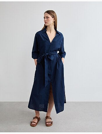 Vestido de lino, MO Fashion