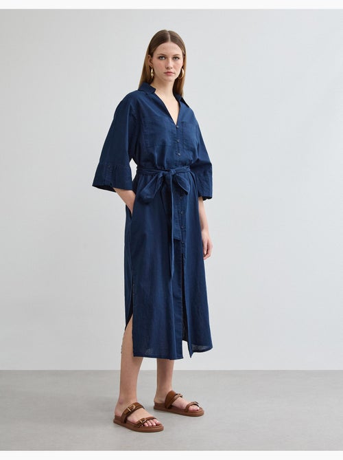Vestido de lino, MO Fashion - Kiabi