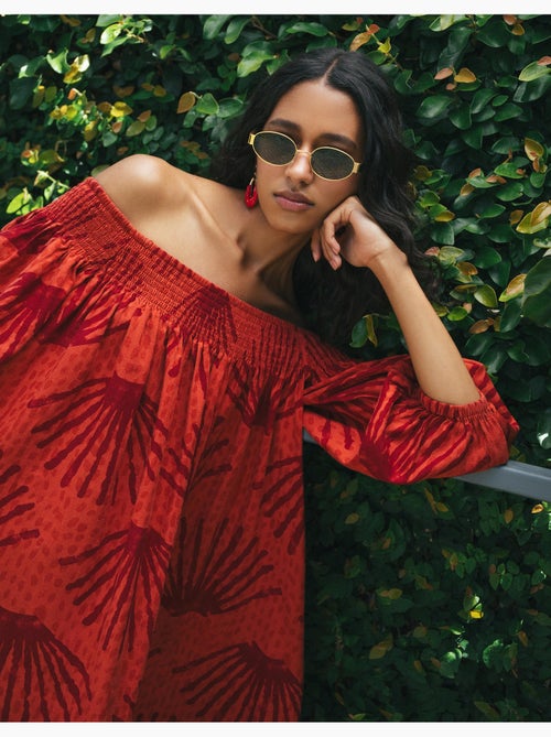 Vestido de lino, mo fashion - Kiabi