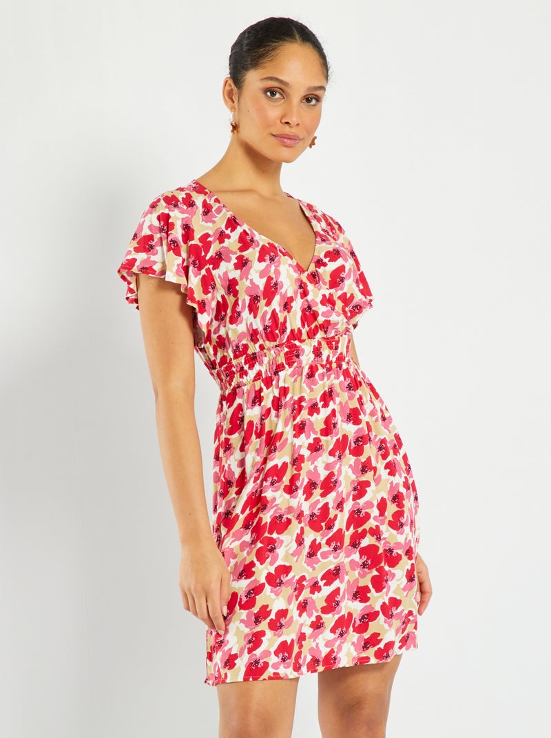 Vestido de manga corta con estampado 'JDY' ROSA - Kiabi