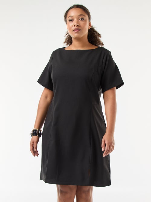 Vestido de manga corta 'Vero Moda' liso - Kiabi