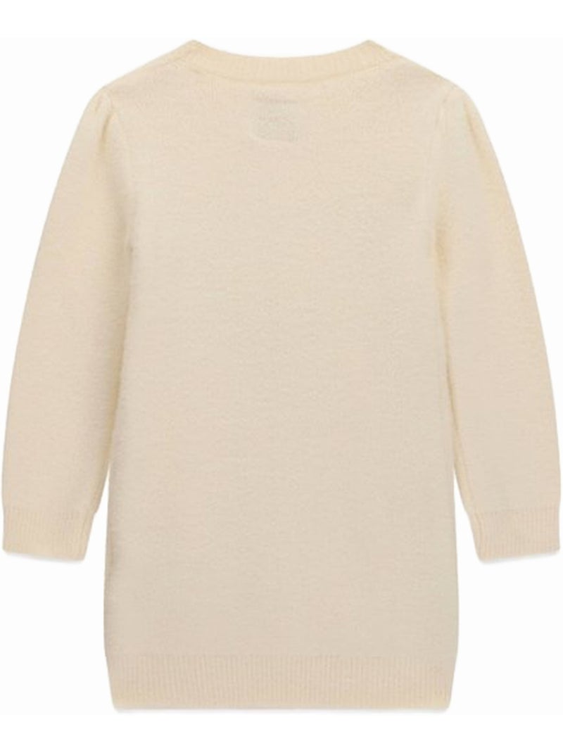 Vestido de manga larga - guess kids Beige - Kiabi